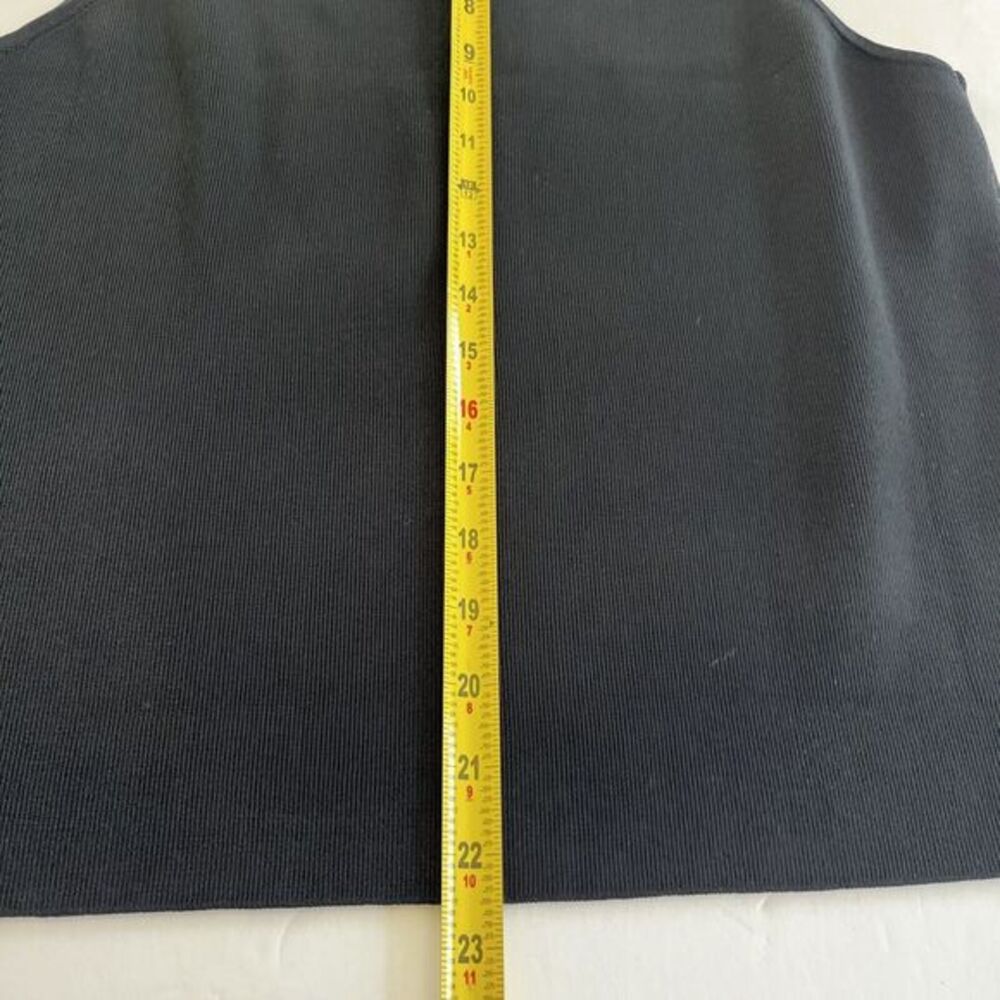 NWT J Crew Supersculpt Racerback Sweater Tank BL107 Black Top Womens‎ Size XXL - Picture 5 of 9